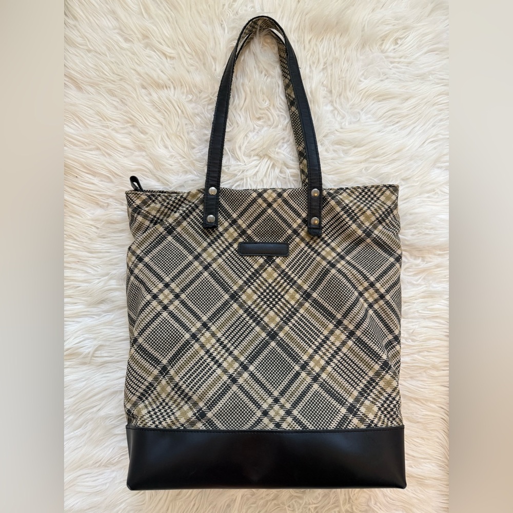 Farmhouse Is My Style Plaid Tote Bag